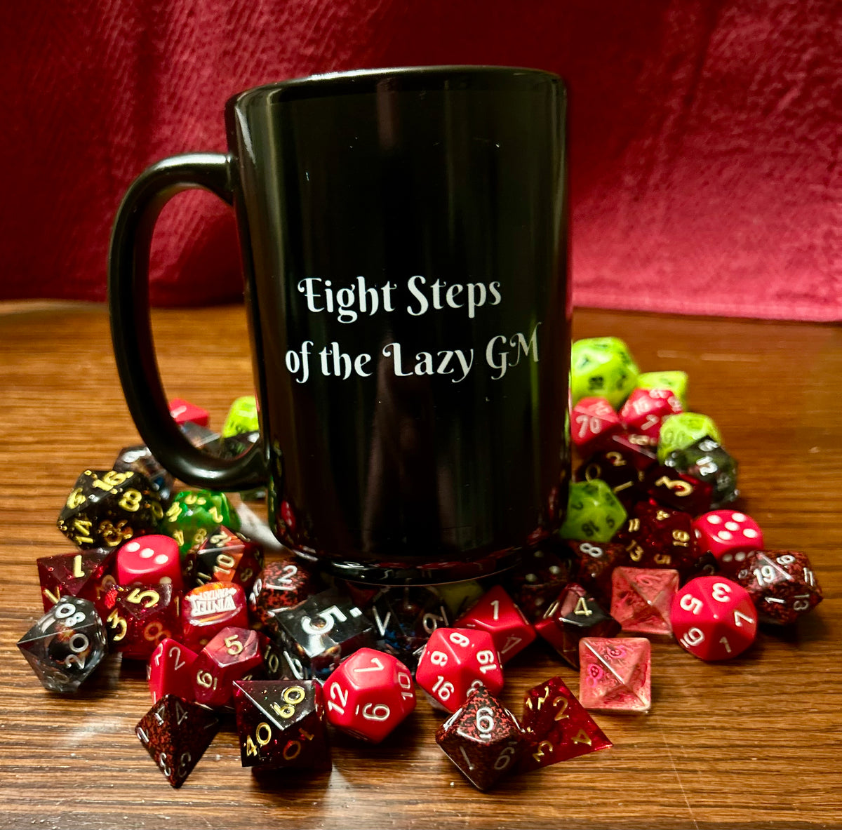 Eight Steps of the Lazy GM mug – Sly Flourish's Bookstore