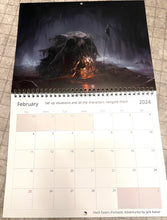 Load image into Gallery viewer, 2024 Lazy DM Calendar (U.S. and Canada)

