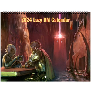 2024 Lazy DM Calendar (U.S. and Canada)